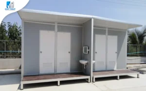 ห้องน้ำน็อคดาวน์ รุ่น TEH-TL05-4 แบบ 4 ห้อง