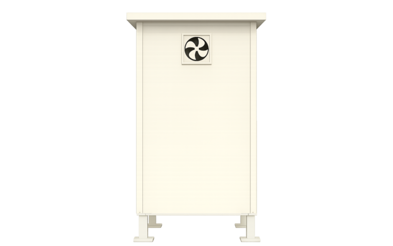 Prefab Toilet-TEH-TL09-116-behind ห้องน้ำน็อคดาวน์ รุ่น TEH-TL09-116 ด้านหลัง