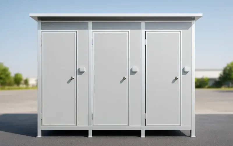 ห้องน้ำน็อคดาวน์ รุ่น TEH-TL08x3-1212 แบบ 3 ตู้แยก