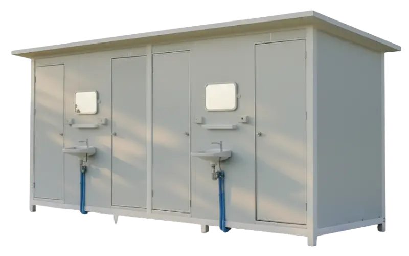 Prefab-Toilet-TL08x4-1212-side-view ห้องน้ำน็อคดาวน์ รุ่น TEH-TL08x4-1212 ด้านข้าง