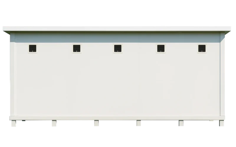 Prefab-Toilet-TL08x5-1212-behind ห้องน้ำน็อคดาวน์ รุ่น TEH-TL08x5-1212 ด้านหลัง