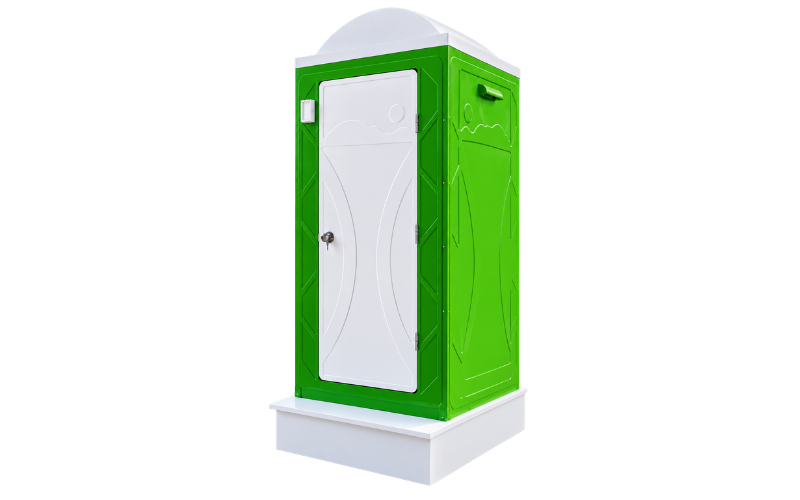 fiberglass-toilet-tl07-right ห้องน้ำไฟเบอร์กลาส TL07 มุมเฉียงขวาเห็นบานพับประตูและผนังข้าง