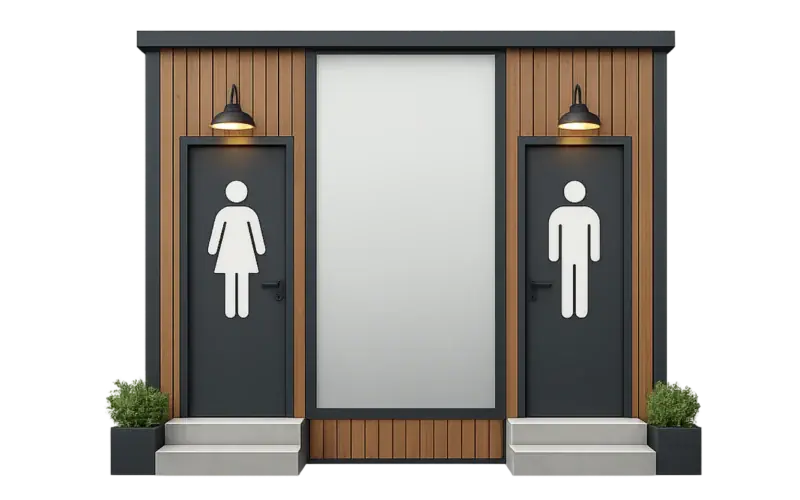 prefab-toilet-TEH-TL24 ห้องน้ำสำเร็จรูป สำหรับธุรกิจ รุ่น TEH-TL24