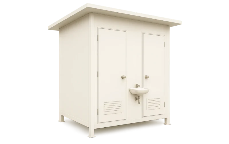 prefab-toilet-TL08x2-1515-side-view ห้องน้ำน็อคดาวน์ TL08x2-1515 ด้านข้าง