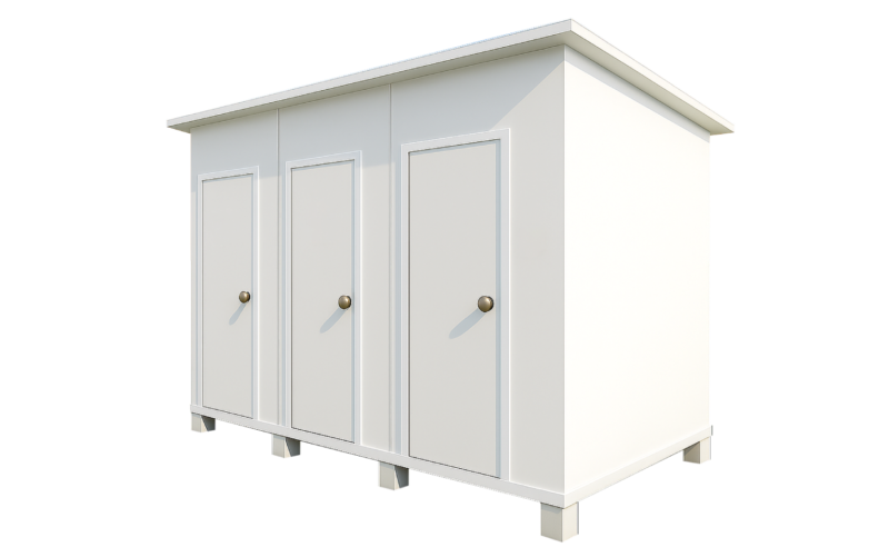 Prefab-Toilet-TL08x3-1212-side ห้องน้ำน็อคดาวน์ รุ่น TEH-TL08x3-1212 ด้านข้าง