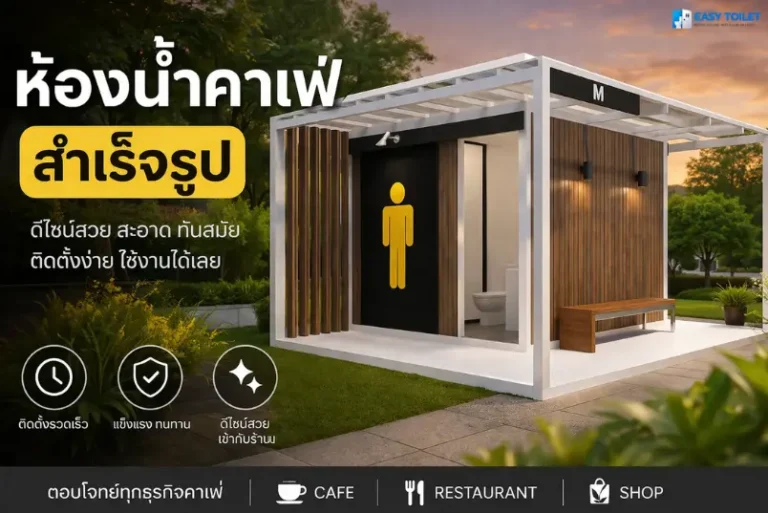 ห้องน้ำคาเฟ่ สำเร็จรูป