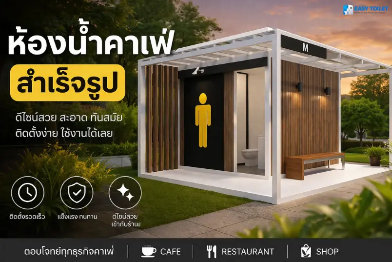 ห้องน้ำคาเฟ่ สำเร็จรูป