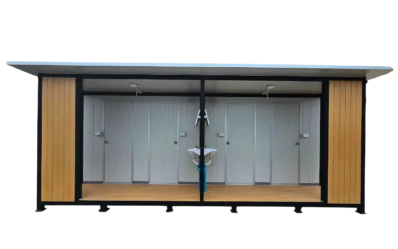 SME-Toilet-TEH-TL02-front ห้องน้ำสำเร็จรูป สำหรับธุรกิจ รุ่น TEH-TL02 มุมมองด้านหน้า